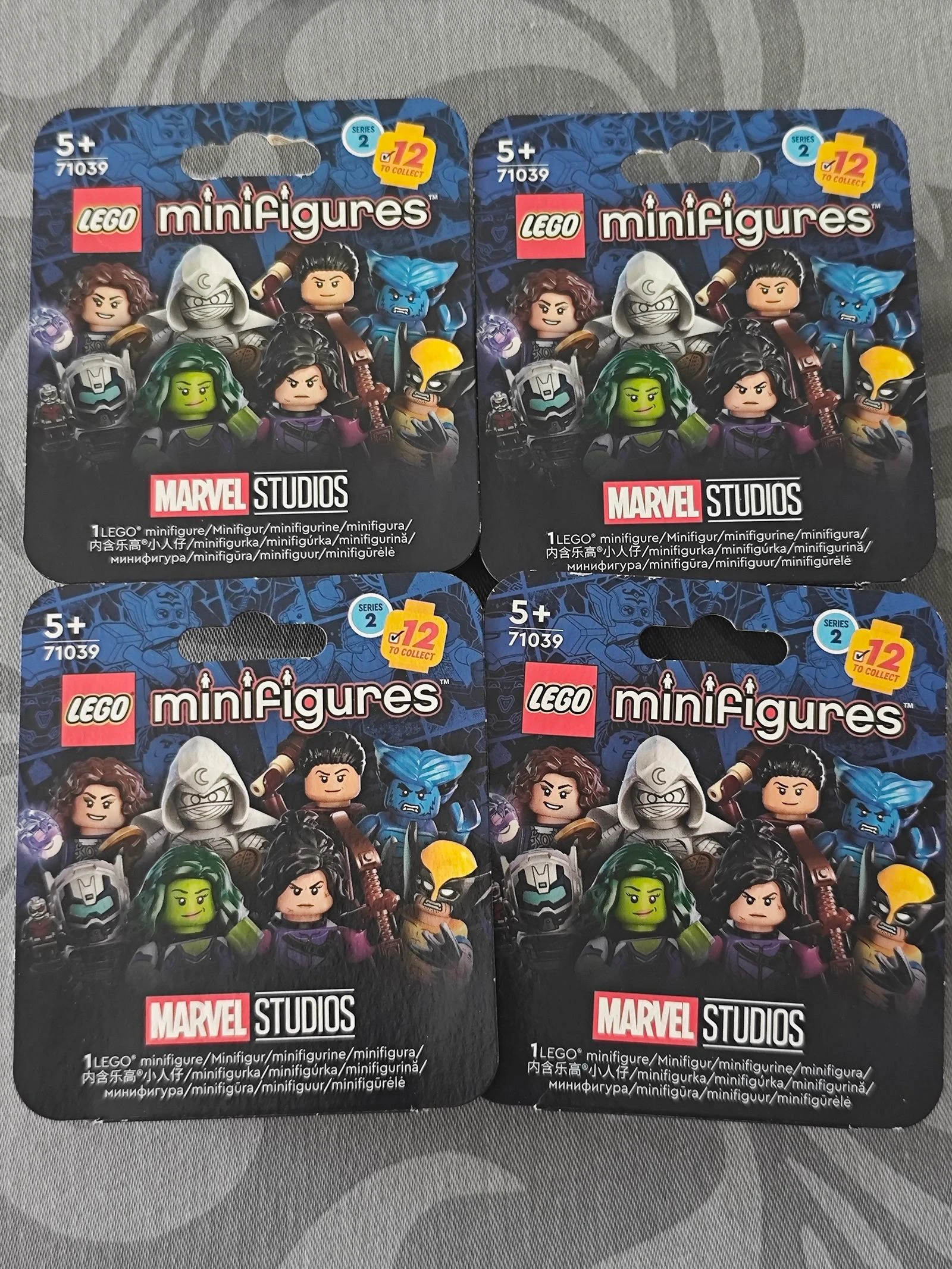 4 Minifiguras Lego Marvel Studios 